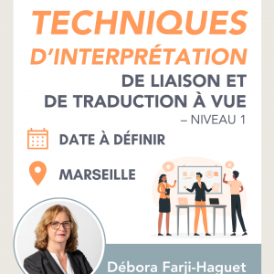 Interprétation de liaison – Niveau débutant à Marseille | SFT