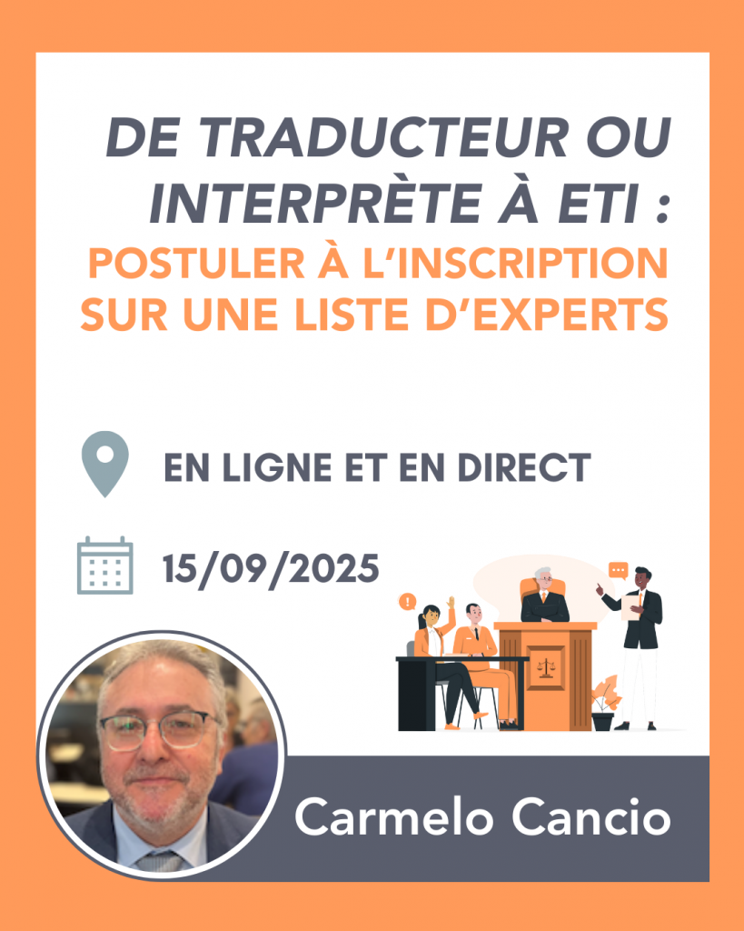 Postuler comme expert traducteur-interprète : s’inscrire sur la liste de justice
