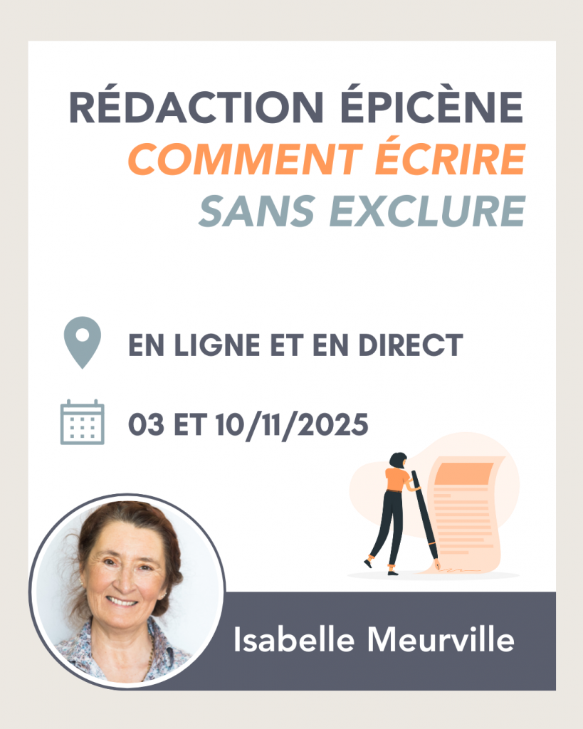 Formation rédaction épicène : écrire sans exclure | SFT