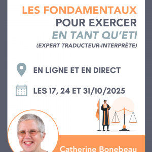 Fondamentaux du métier d’expert traducteur-interprète | SFT