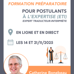 Préparation à l’expertise judiciaire en traduction et interprétation | SFT