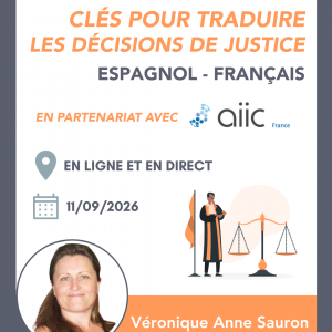 Clés pour traduire les décisions de justice - espagnol / français