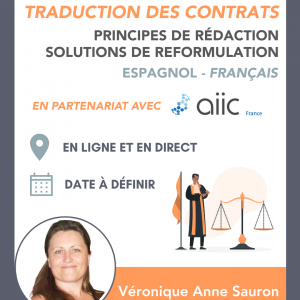 La traduction des contrats : principes de rédaction et solutions de reformulation efficace - Espagnol / Français