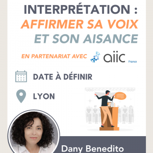 Affirmer sa voix et son aisance dans l'exercice de l'interprétation